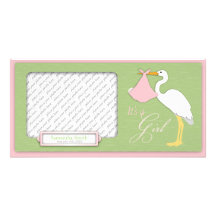 Stork Girl Photo Card