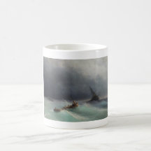 Storm at Sea Ivan Aivasovsky seascape waterscape Mugs