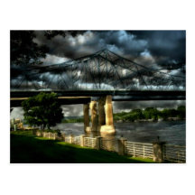 Storm at the Park Postcard