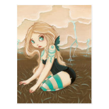 Storm Caster - Fairy postcard