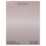 Storm Cloud Heart Letterhead Design