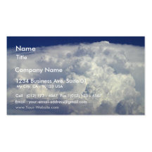 Storm Clouds Business Card Template