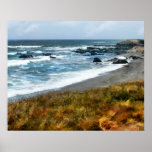 Storm Coming Along the Central Coast of California Print