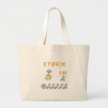 Storm in a Teacup Tote Bags