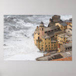 storm in Camogli Poster