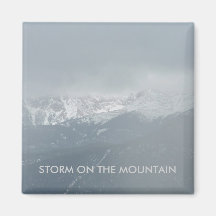 STORM ON THE MOUNTAIN Magnet