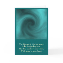storm, The Storms of Life are many,Like clouds ... Cards
