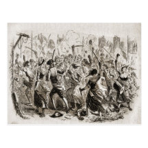 Storming the Bastille, 1900, Paris Postcard