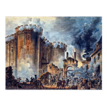 Storming the Bastille, 1900, Paris Postcard