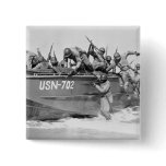 Storming the Beach, 1940s Pin
