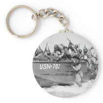 Storming the Beach, 1940s Key Chains