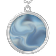 Stormy angry seas abstract pattern jewelry