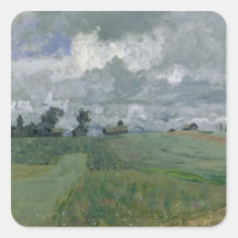 Stormy Day, 1897 Square Stickers