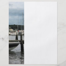 Stormy Day at the Harbour Essex CT Flyer Design