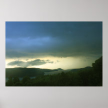 Stormy Skies over Quabbin Reservoir Print