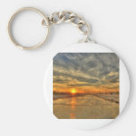 Stormy Skies with Sunset Keychain