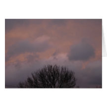 Stormy Springtime Sky Card