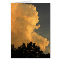 Stormy Sunset Card
