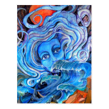 Stormy Waters Postcard