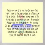 Story Art "Pharmacist Dreaming of Retirement" Poster