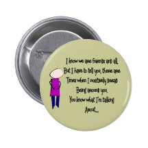 Story Folks "Sometimes I don't Like You" Pin