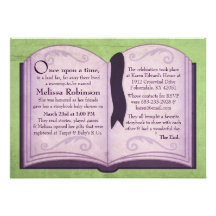 Storybook Baby Shower Invitations