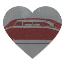 Stout Scarab Heart Sticker