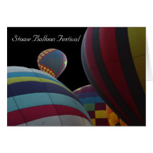 Stowe Balloon Festival Card