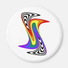 STR8 Allies Abstract Magnet