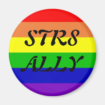 STR8 ALLY REFRIGERATOR MAGNETS