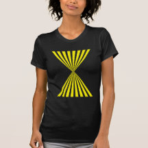 Strahlen gelb tshirt
