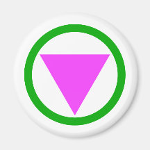 Straight Ally Symbol Fridge Magnet