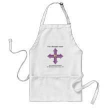 straight arrow Jesus w black text.ai Aprons