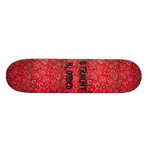 STRAIGHT BLOODED SKATE BOARD DECK