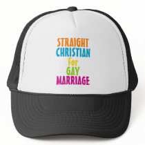 Straight Christian for Gay Marriage Hat