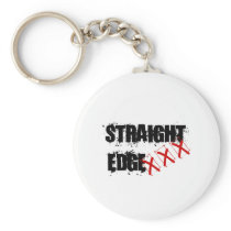 Straight Edge Box Sqr Keychain