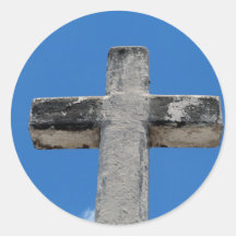 Straight Forward Round Sticker