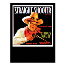 Straight Shooter Postcard