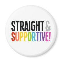 Straight & Supportive Refrigerator Magnets