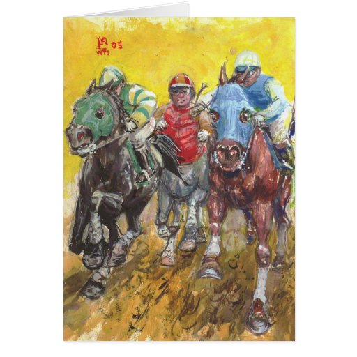 STRAIGHTAWAY! greeting card