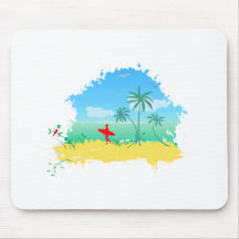 Strand beach mousepads