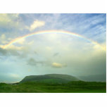 Strandhill Rainbows Clouds Over Knoicknara Photo Cut Out
