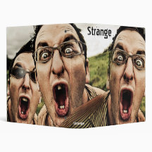 strange 3 ring binders