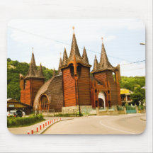 Strange building mousepad