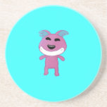 strange dog drink coasters