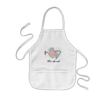 Strange Fish  Kiss the cook Apron