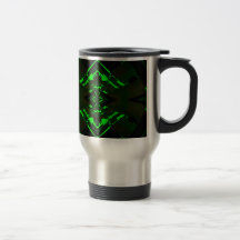 Strange Green Alien Design Coffee Mug