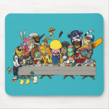 Strange Winter Olympics Mousepad