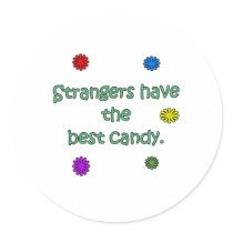Strangers Have The Best Candy Sticker