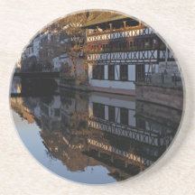 Strasbourg - Ill River Reflections Beverage Coasters